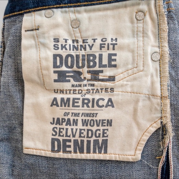 RRL Japan SELVEDGE DENIM size 26 skinny fit - Picture 2 of 6
